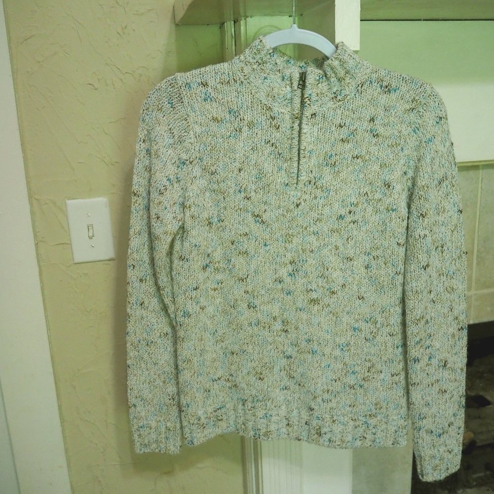 Crochet Pull Over multi-color